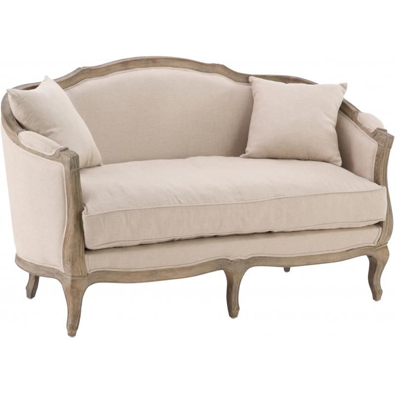 Sofa Chenonceau Biscuit Hetre Antic