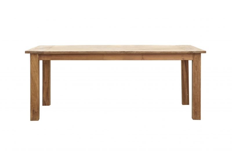 GOA NATUR TEAK DINING TABLE 3 SIZES - DINING TABLES