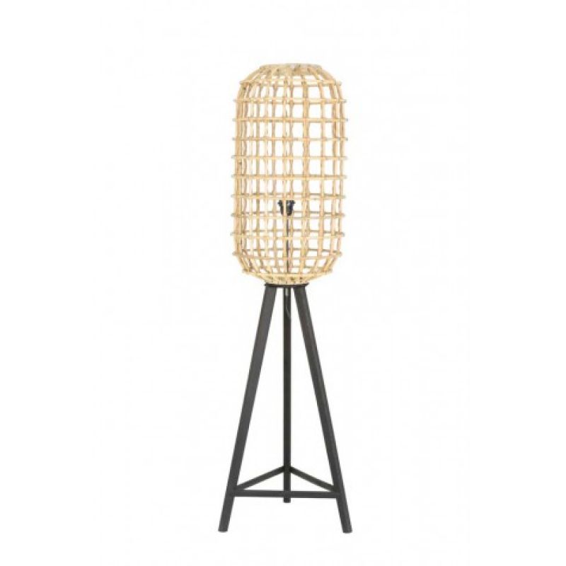 FLOOR LAMP LAMPION NATURAL RATTAN - FLOOR LAMPS