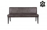 RD RECYCLE LEATHER DINNER BENCH COGNAC - BENCHES