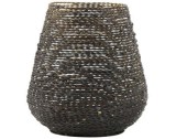 TEALIGHT BUCOS MATTED BLACK GOLD - CANDLE HOLDERS, CANDLES