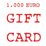 GIFT CARD 1000 EURO 