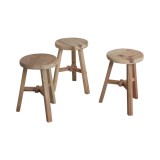 ELMWOOD ROUND STOOL - CHAIRS, STOOLS