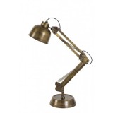 DESK LAMP ANTIQUE BURNED BRONZE - TABLE LAMPS