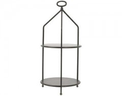 ETAGERE 2 LAYERS MAURDAL DARK BRONZE 