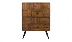 CABINET LOVE SOLID WOOD ANTIQUE FINISH 