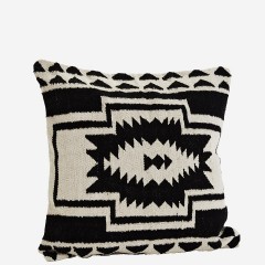 BLACK AND WHITE CUSHION COVER 
