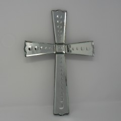 VENETIAN MIRROR CROSS LARGE 