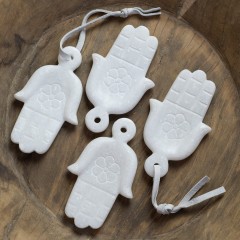 MARBLE HAND HAMSA - DECOR OBJECTS