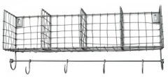 WIRE SHELF ZINK WITH HOOK 50 