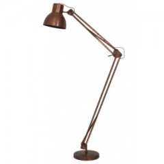 Floor Lamp Lobby Vintage Copper    - FLOOR LAMPS